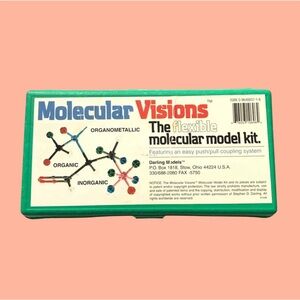 Vintage Molecular Visions Flexible Molecular Model Kit Darling Models Sciencr